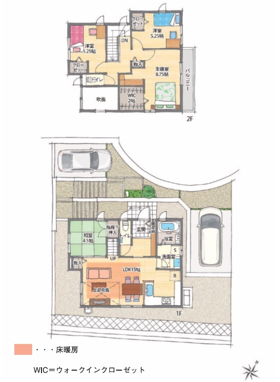 掲載の間取り図は設(shè)計(jì)図書(shū)を基に描き起こしたもので実際とは多少異なる場(chǎng)合があります。