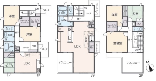 掲載の間取り図は設(shè)計図書を基に描き起こしたもので実際とは多少異なる場合があります。