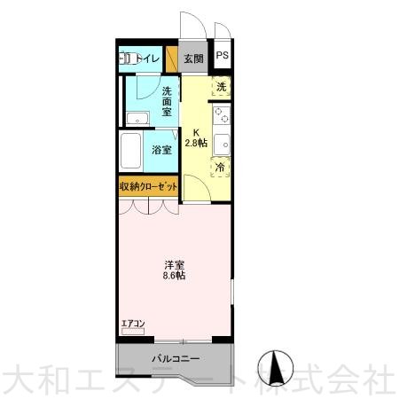 間取図(101號(hào)室)