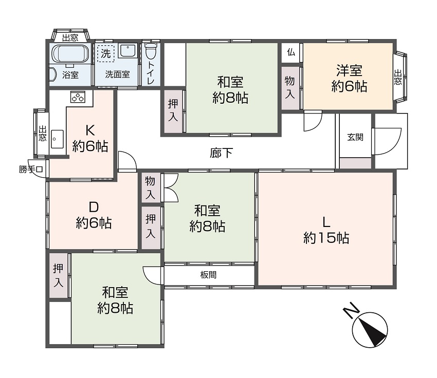掲載の間取り図は設計図書を基に描き起こしたもので実際とは多少異なる場合があります。