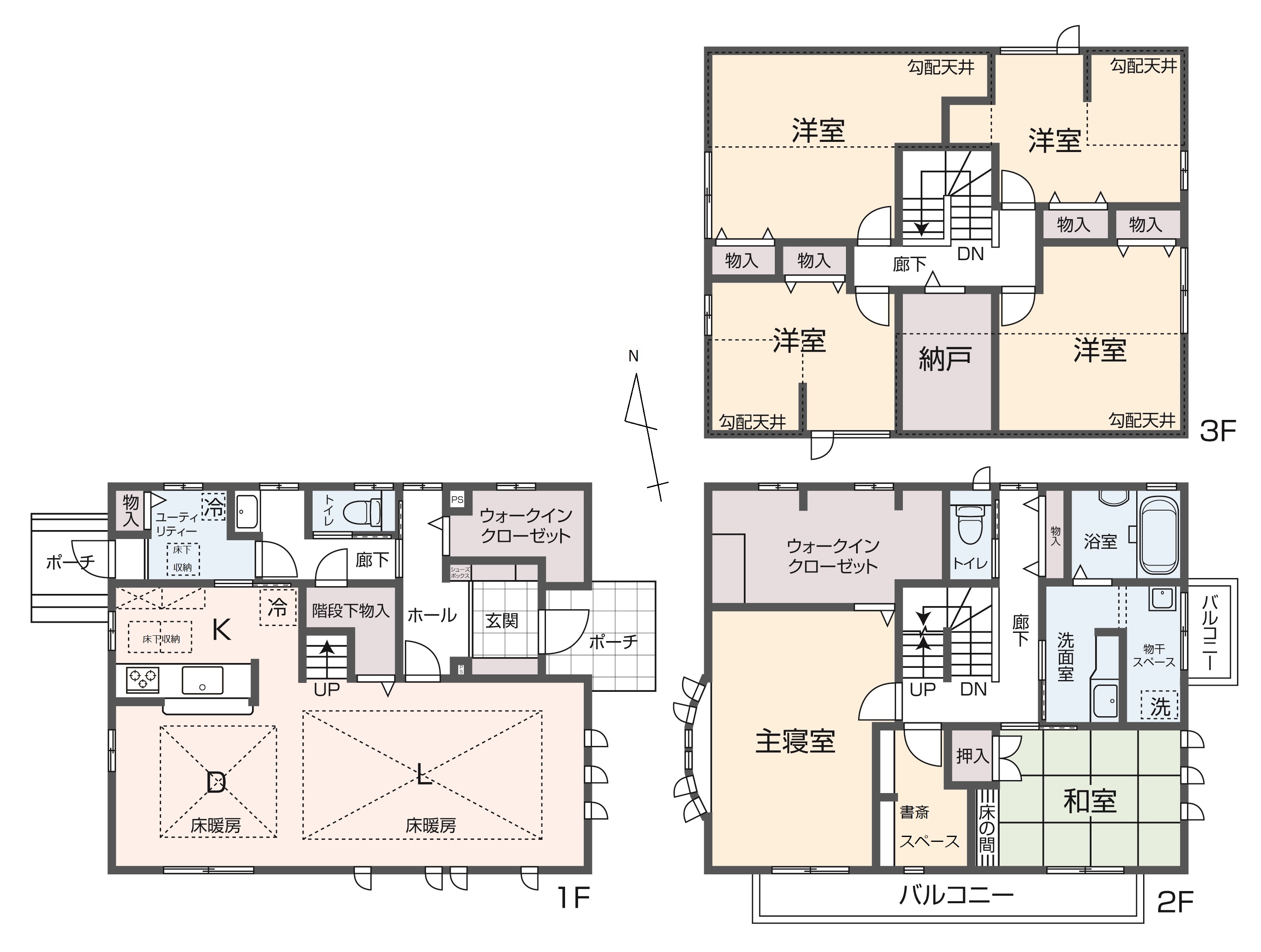 掲載の間取り図は設計図書を基に描き起こしたもので実際とは多少異なる場合があります。