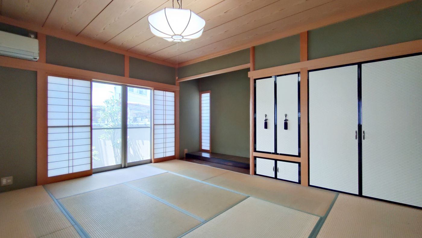 和室　２０２５年６月撮影　※寫真內のエアコンは価格に含みます。