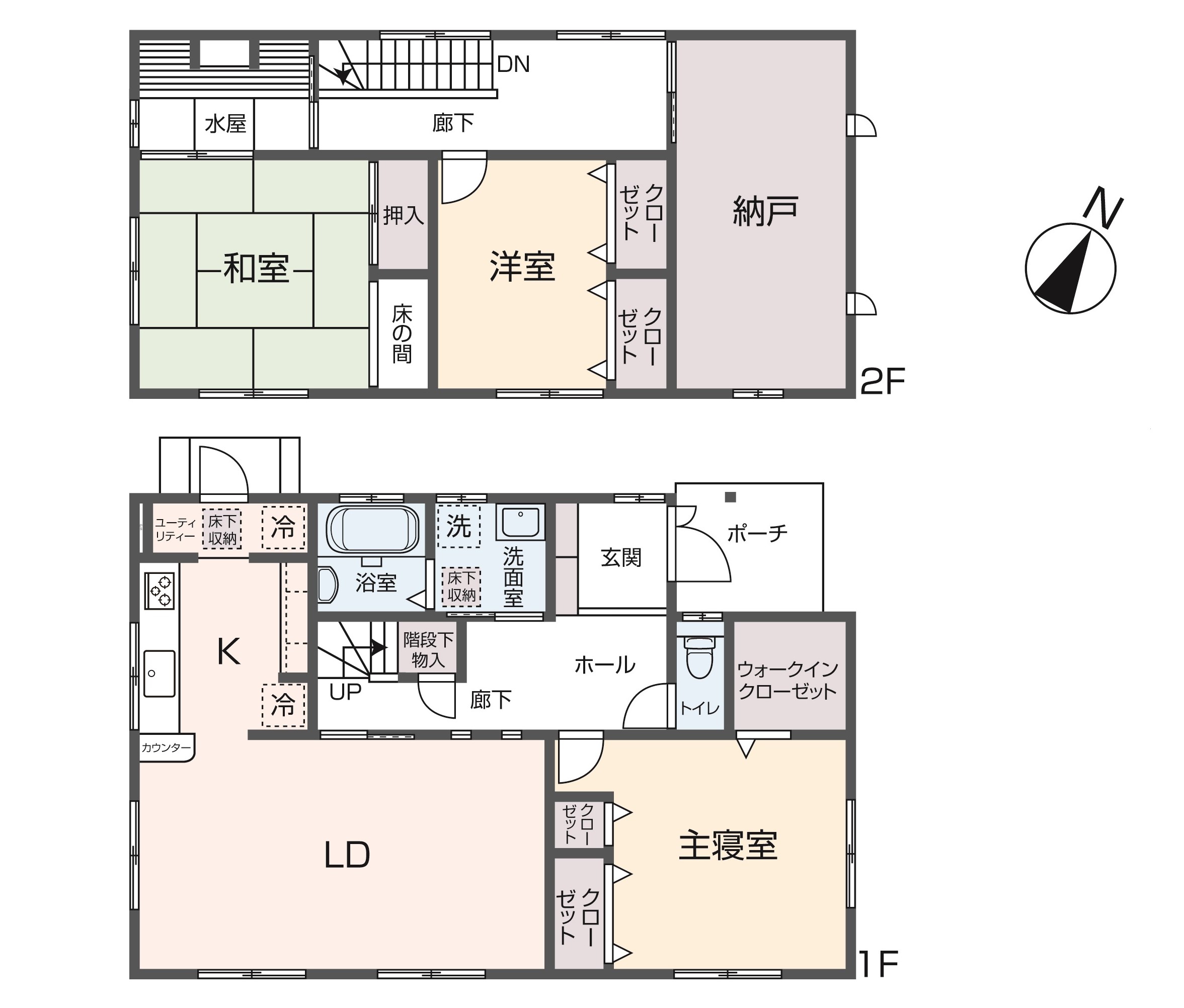 掲載の間取り図は設計図書を基に描き起こしたもので実際とは多少異なる場合があります。