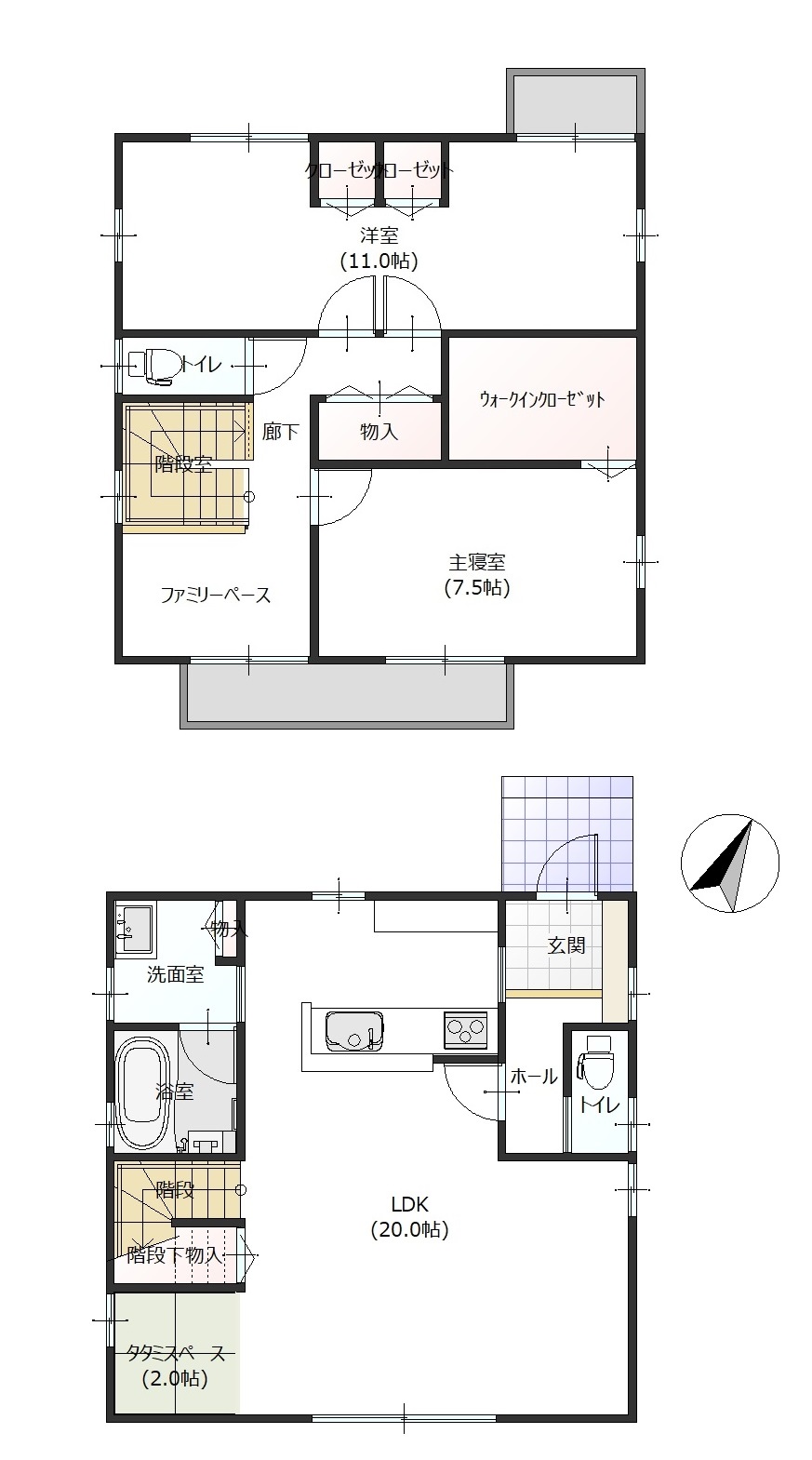 掲載の間取り図は設計図書を基に描き起こしたもので実際とは多少異なる場合があります。