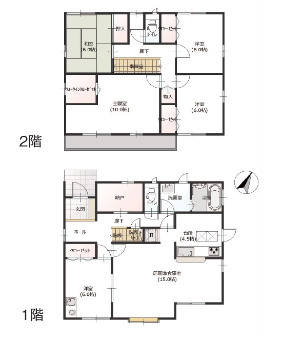 掲載の間取り図は設計図書を基に描き起こしたもので実際とは多少異なる場合があります。
