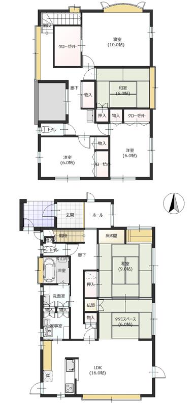 掲載の間取り図は設計図書を基に描き起こしたもので実際とは多少異なる場合があります。