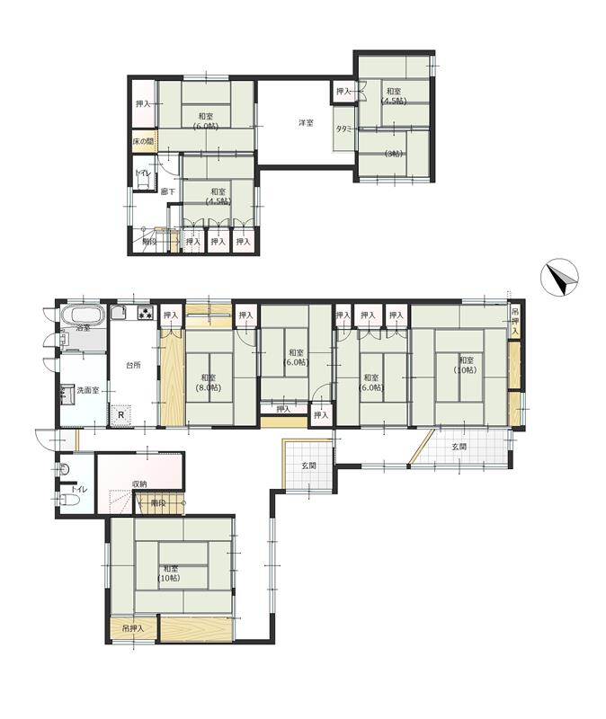 掲載の間取り図は設(shè)計(jì)図書(shū)を基に描き起こしたもので実際とは多少異なる場(chǎng)合があります。