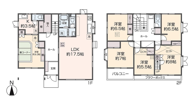 掲載の間取り図は設計図書を基に描き起こしたもので実際とは多少異なる場合があります。