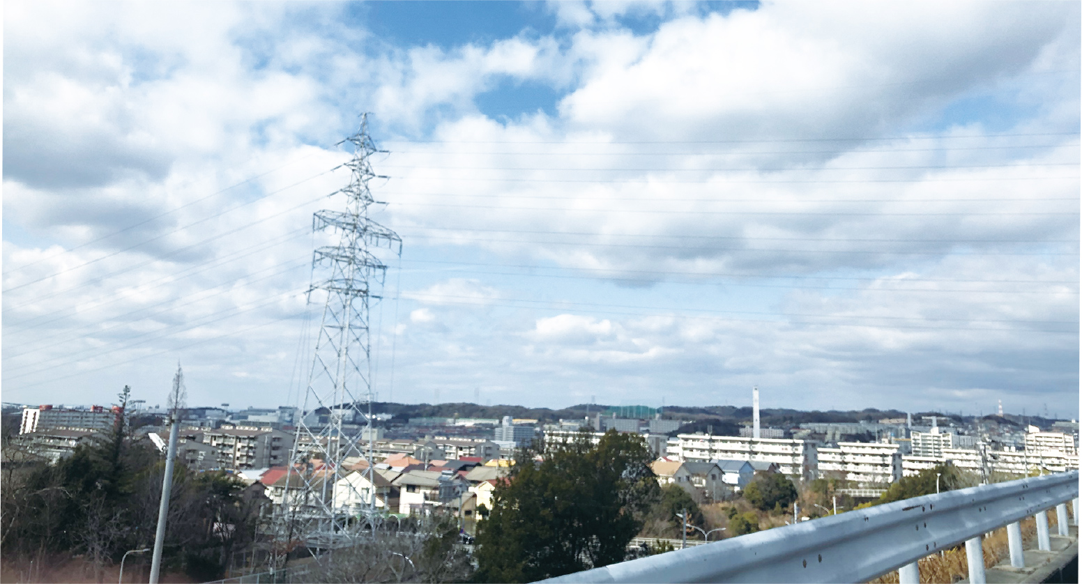 街區西側の眺望