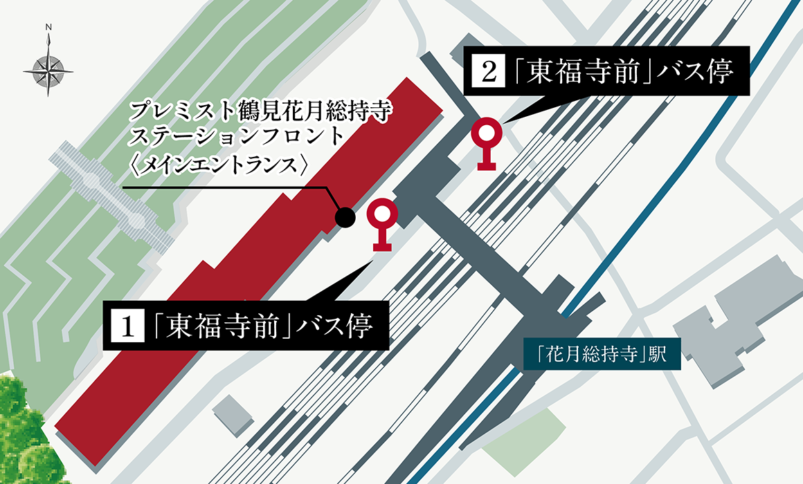 「東福寺前」バス停