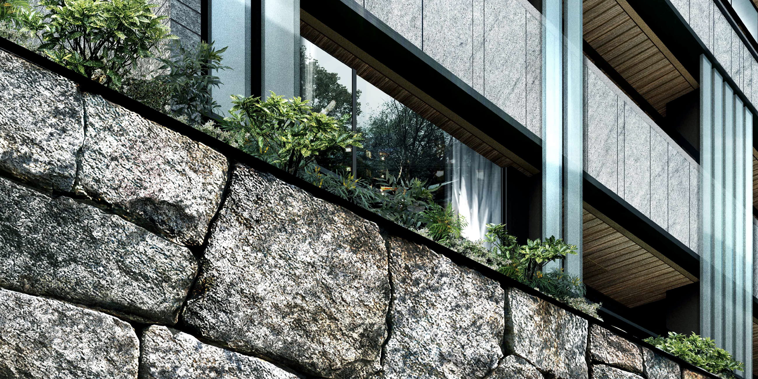 アプローチ完成予想図