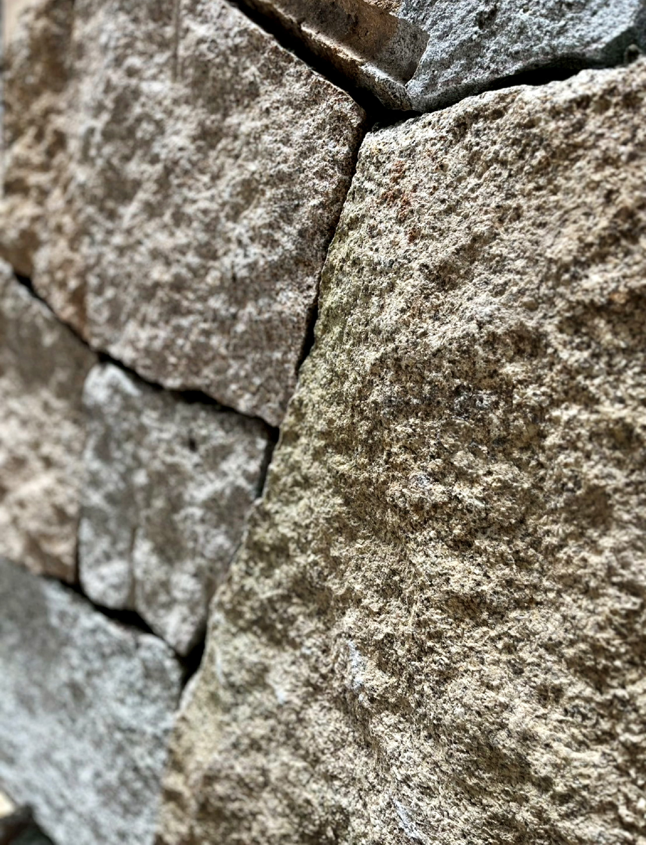 切り出したばかりの恵那錆石