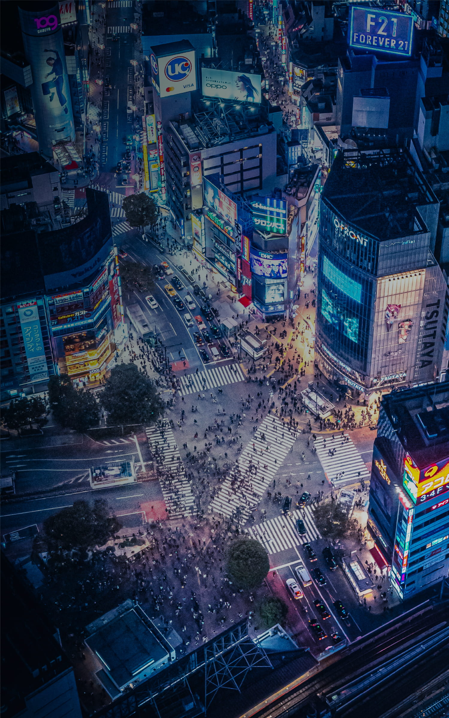 渋谷スクランブル交差點