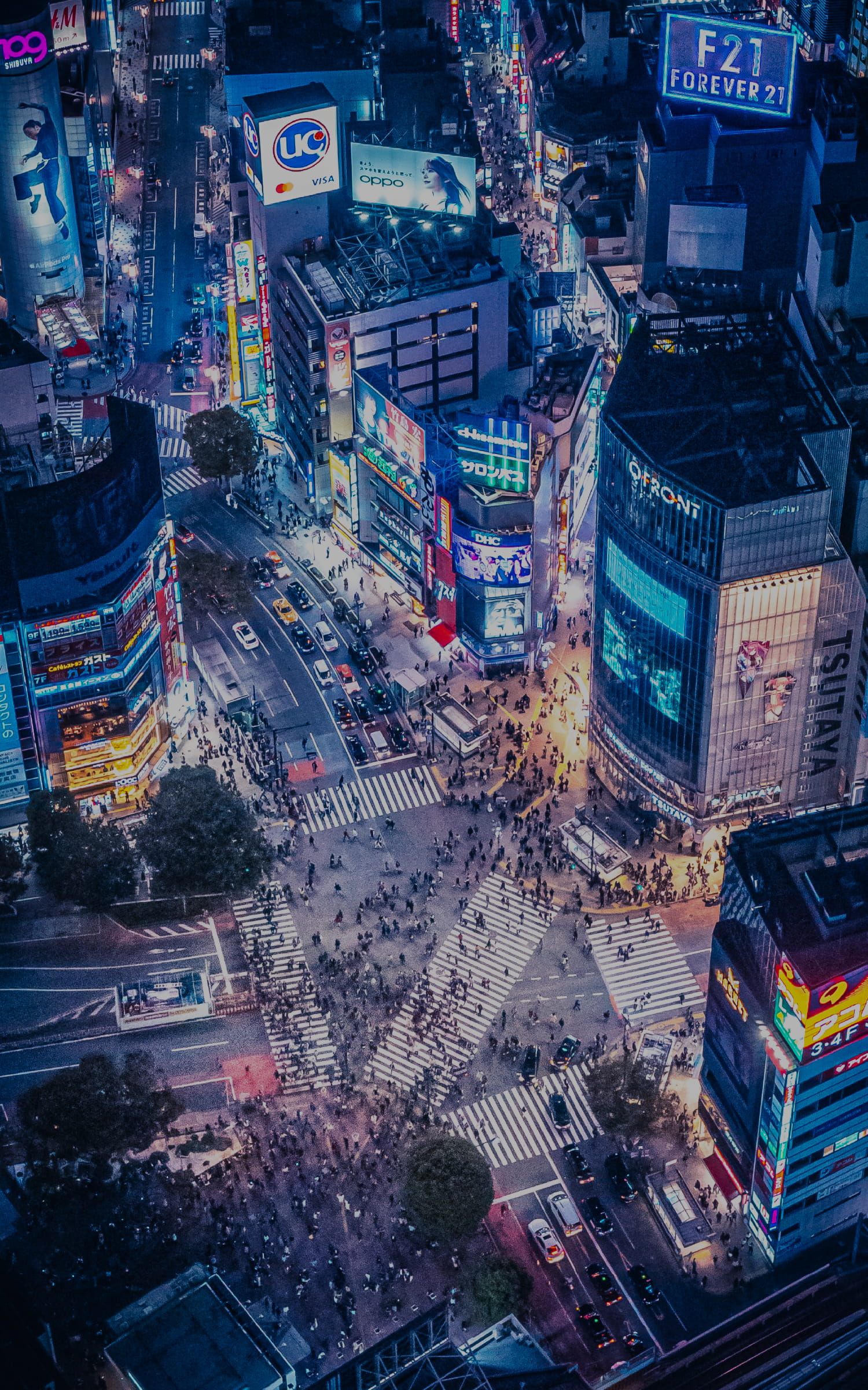 渋谷スクランブル交差點