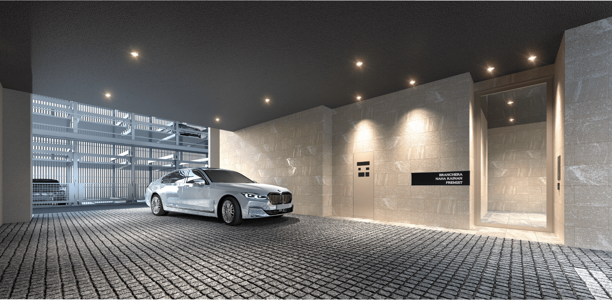 車寄せ完成予想図