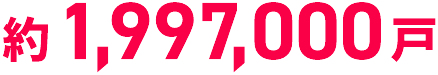 約1,997,000戸