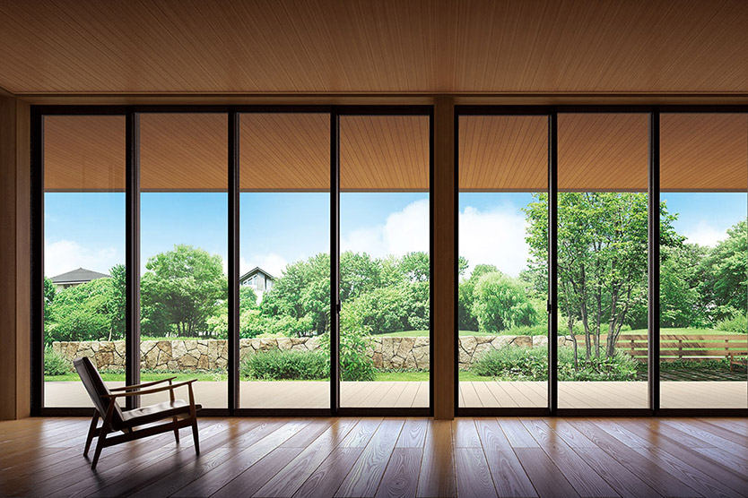 おしゃれなウッドデッキ