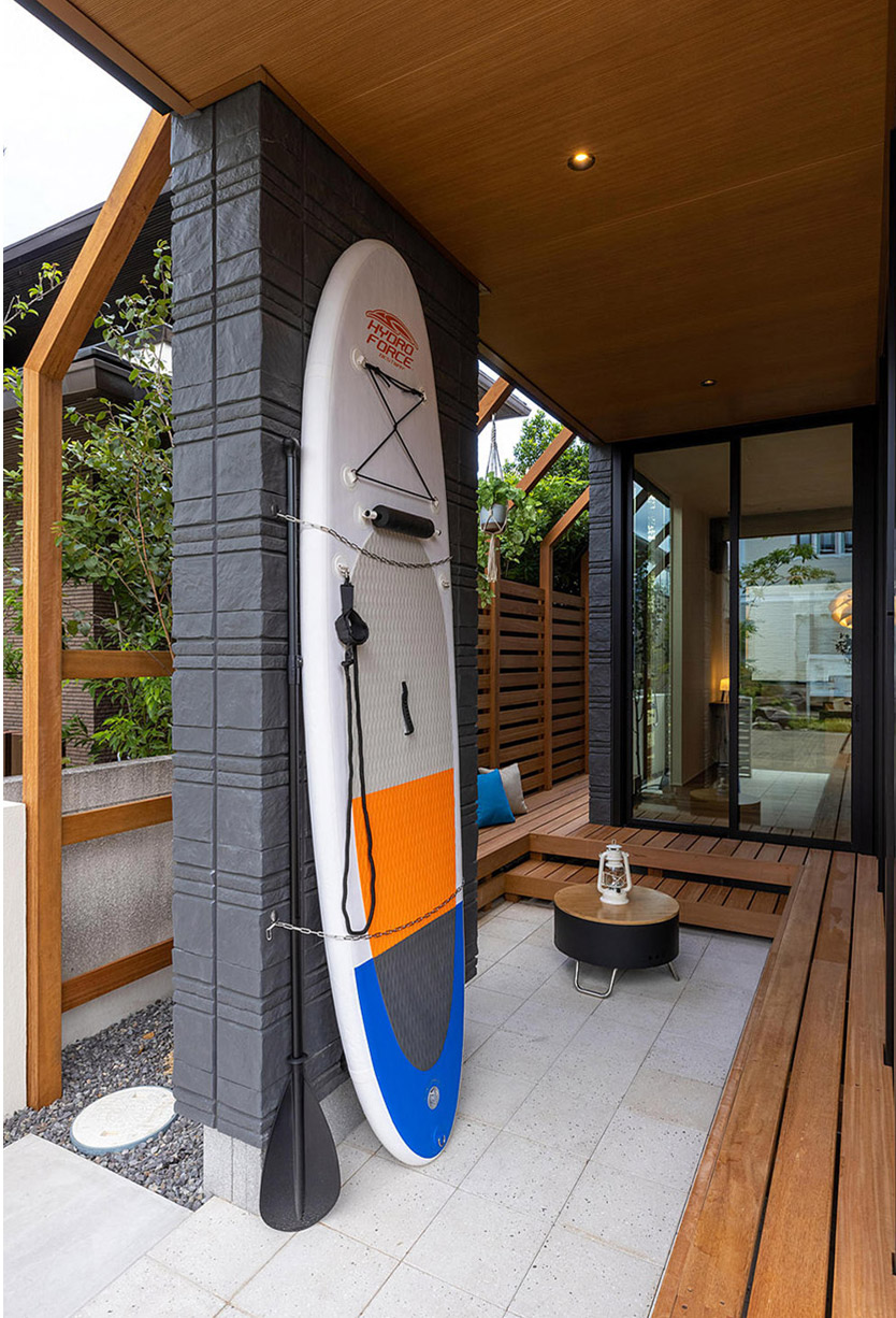 おしゃれなウッドデッキ