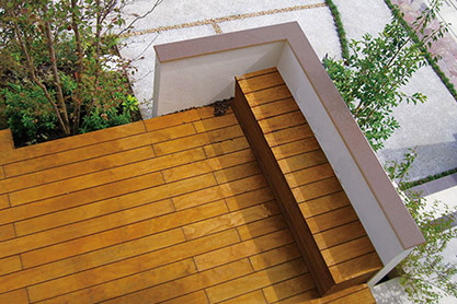 収納付きウッドベンチ